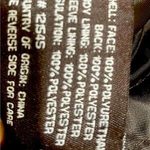 Men’s leather jacket.  black